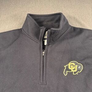 Gear For Sports Colorado Buffaloes CU Quarter Zip Sweatshirt Black Mens XL G4017